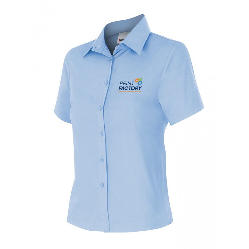 PF TX004 CAMISA DE MUJER MANGAS CORTAS